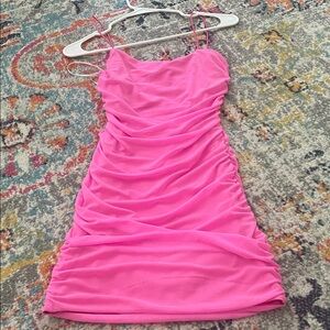 Princess Polly Vibrant Pink Mini Dress